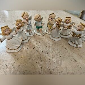 Vintage Bronson Collectible Golden Halo/Tiptoe in the Clouds Collection- Angels